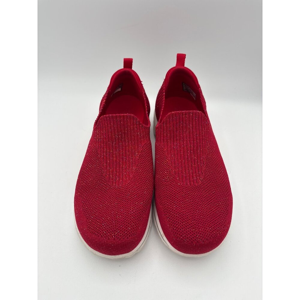 Skechers Red Slip-On Sneakers